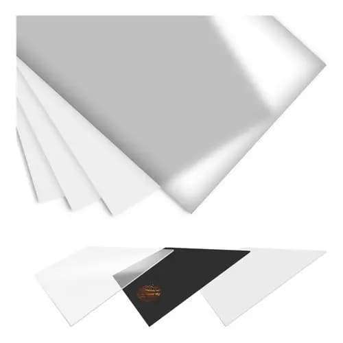 Chapa Ps Led Luminaria Leitosa Translucida 2mm Tam 2x1