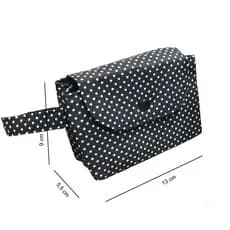 Mini Necessaire com 3 Divisórias (Porta absorventes, maquiagens, etc)