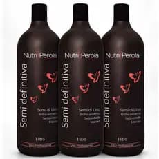 Kit 3 Progressivas Marroquina Profissional 1L | Óleo De Argan Liso Natural Sem Frizz  Brilho Intenso