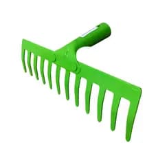 Rastelo Ancinho de Jardim 12 Dentes em Ferro Reforçado Sem Cabo
