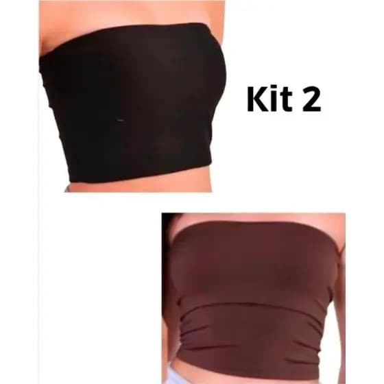kit 2 unidades Tube Top /Embutidos/Suplex