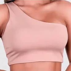 Top Cropped Regata Um Ombro Só Suplex