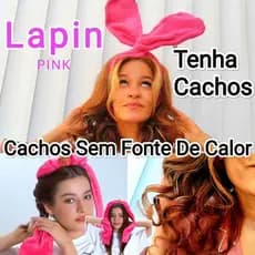 LAPIN Pink modelador de cachos sem fonte de calor - cachos definidos