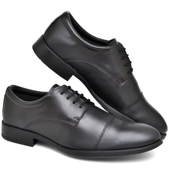 Sapato Masculino Social Oxford Confortável De Amarar Sapatenis Couro Esporte Fino Presente Dia Pai