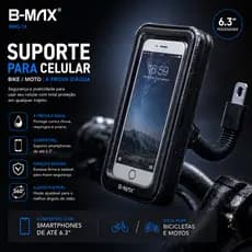 Suporte para Celular Bike e Moto À Prova D’Água 6.3” B-MAX BMG-18