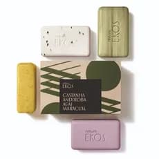 Sabonete em Barra Puro Vegetal Cremoso e Esfoliante Ekos 4UND