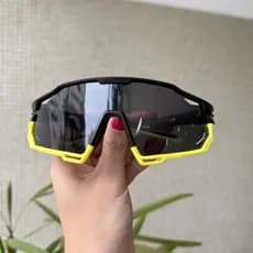 Óculos Esportivo TALLIN Preto com Amarelo Fluorescente Baixa Pace®