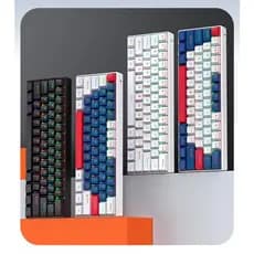 Teclado Gamer Mecânico USB Com Fio 60% 100% 63 104 Teclas T61 RGB Switch Red Blue PC NOTEBOOK PS5