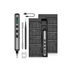 Kit Mini Parafusadeira Chave De Precisão Elétrica Recarregável LED Manutenção Celular Notebook Pc