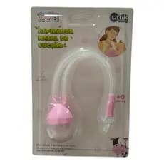 Aspirador Nasal Infantil Sucção Delicada Higiene Bebe Feminino Rosa