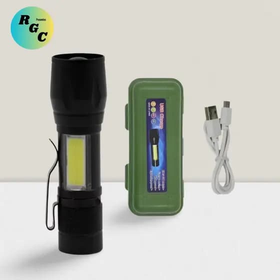 Lanterna Tática com Função Lampião e Carregamento USB