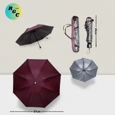 Guarda-chuva com Estojo Contra Vento 8 Varetas e Proteção UV