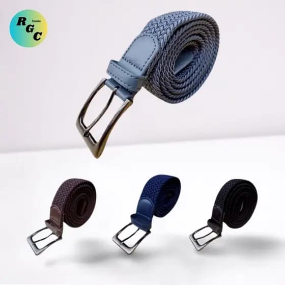 Cinto Masculino Trançado Design Elegante Casual