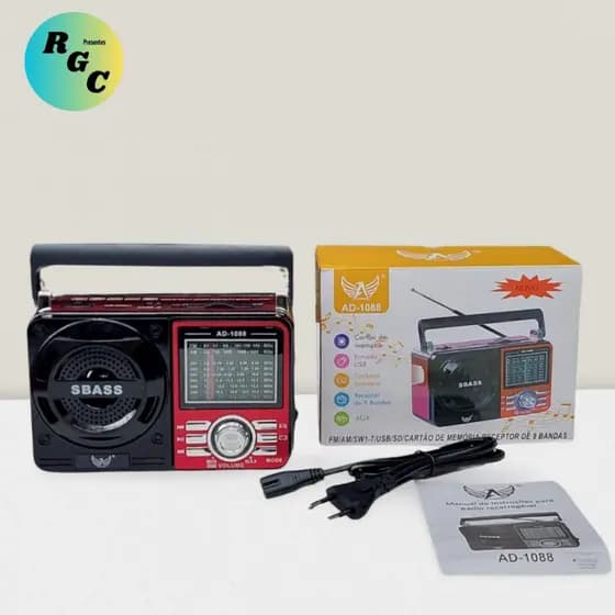 Rádio com Entrada USB