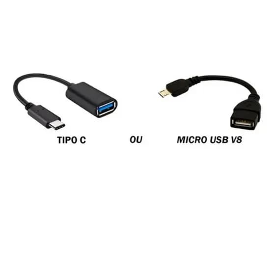 Cabo Otg Type-c  / Micro usb V8 Celular