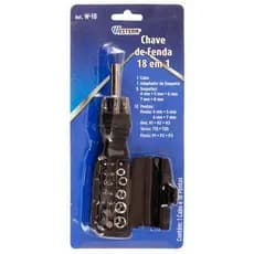 Chave de Fenda 18 em 1, Western W-18, Preto