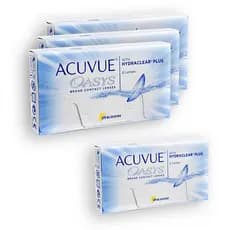 Lente de Contato Acuvue Oasys - 03 caixas + 01 caixa