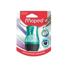 Apontador Tonic Metal 2 Furos Com Depósito Cores Sortidas Blister X 1 – Maped