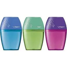 Apontador Shaker 1 Furo Com Depósito Cores Sortidas – Maped