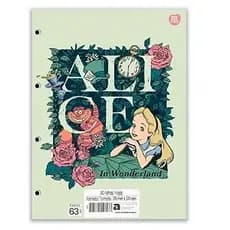 Refil Fichário Colegial Alice  80 Folhas - Animativa