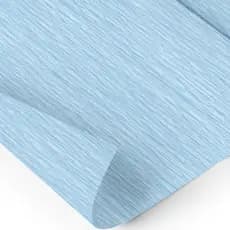 Papel Crepom Impermeável 48cm x 2,5m - Azul Claro e Azul Cobalto - Reipel