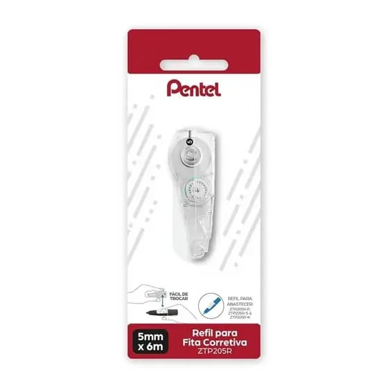 REFIL PARA CORRETIVO EM FITA ZTP205 - PENTEL