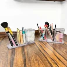 Organizador para Pincéis e Canetas em Acrílico