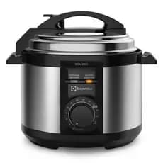 Panela de Pressão Elétrica Electrolux 3L Efficient Por Rita Lobo PCE15 Preta com Inox