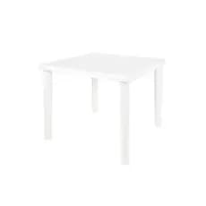 Mesa Plástica Quadrada Desmontável Branca Mor