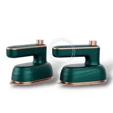 KIT 2 Mini Ferro De Passar Roupas Viagem Elétrico Facil Ferro Passeio Portátil 110v  e  220v  Bivolt