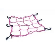 Rede Elástica Moto Bike Bagageiro Aranha Redinha 35x35 Rosa