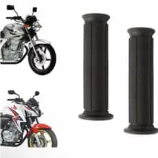 Manopla Rena Honda Cbx 250 Twister Cb 300 Sem Roldana Branca Acelerador Vazada Par - 2692