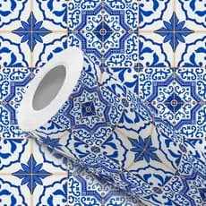 Papel de Parede Adesivo Azulejo Português Vintage Fácil Instalação