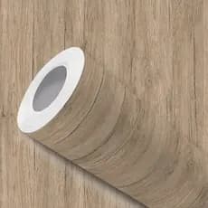 Papel de Parede Adesivo Madeira Natural Tom Neutro Fácil Instalação