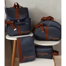 Bolsas Maternidade Personalizadas Marinho Clássica