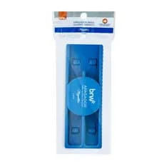 Apagador Para Quadro Branco Magnético c/ Porta Caneta Azul BRW | Escolar Escritorio Lousa