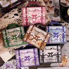 30 adesivos retrô para decorar scrapbook bullet journal planner agenda cadernos