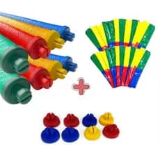 Kit Reposição Completa PARA sua Cama Elástica - Isotubos +  Ponteiras + Capas de Isotubo.