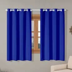 Cortina Sala Luxo Oxford Importado Azul 3,00 x 1,60 p/ varão