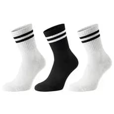 Kit com 3 pares de Meias Em algodão esportiva cano alto em algodão 3110