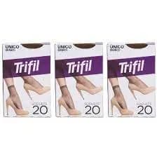 Kit 3 pares de meias Soquete Trifil fio 20 W06126