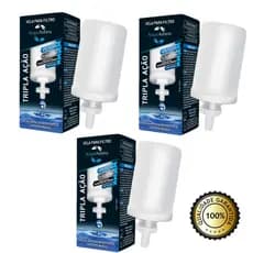 Kit 3 Vela Para Filtro De Barro Tripla Ação Elimina Todas as Impurezas