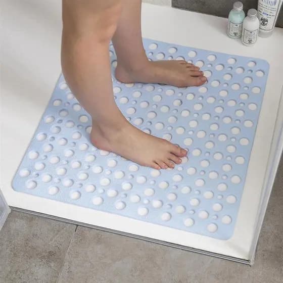 Tapete Banheiro Antiderrapante Tapete Box Com Ventosa 39x60cm Massagem para os pés