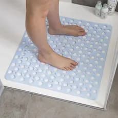 Tapete Banheiro Antiderrapante Tapete Box Com Ventosa 39x60cm Massagem para os pés
