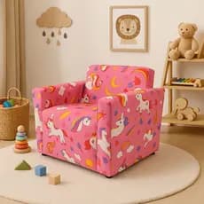 Brinquedo Sofa Infantil Poltrona Estampada Para Menina