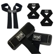 Strap Musculação Para Academia C/ Munhequeira De Pulso Ou Strap 8