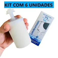 Kit 6 Vela Para Filtro De Barro Com Carvão Ativado