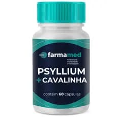 PSYLLIUM 250mg + CAVALINHA 250mg 100% NATURAL