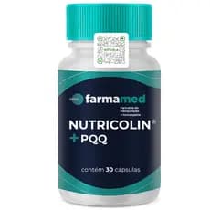 Nutricolin 300mg + Pqq 10mg - Com Selo de Autenticidade ( Vitamina para Crescer Cabelo, Pele, Unha)