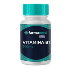 Vitamina B1 (Tiamina) 200mg - Manipulado; Melhora Humor; Pronta Entrega